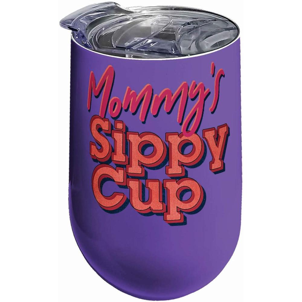 image:imageSpoontiques Mommys Sippy Cup Stainless Wine Tumbler