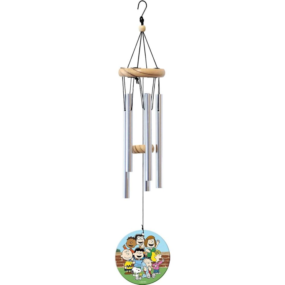 image:imageSpoontiques Peanuts Group Wind Chime Outdoor Garden Dcor Decorative Chimes for Yard Garden Backyard and Patio Decoration
