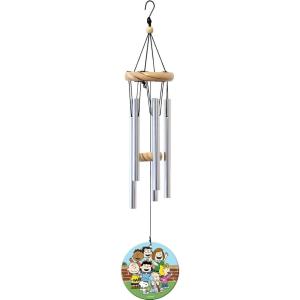 Spoontiques Peanuts Group Wind Chime – Outdoor Garden Décor – Decorative Chimes for Yard, Garden, Backyard and Patio Decoration