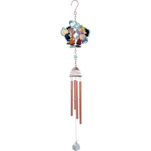 Spoontiques Peanuts Wind Chime – Outdoor Garden Décor – Decorative Chimes for Yard, Garden, Backyard and Patio Decoration