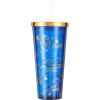 Spoontiques Harry Potter Acrylic Foil Cup with Straw, 20oz – Metallic Locking, Double Wall Insulated, BPA Free – Constellations