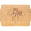 Spoontiques Elvis Cutting Board for Kitchen – Durable Wood Cutting Board with Knife-Friendly Surface, Easy to Clean, Lightweight Food Prep Board for Meat, Vegetables & Fruit(Peanuts Americana)