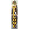 Spoontiques Harry Potter Welcome Porch Sign – Decorative Home Décor Wooden Signs – Rustic Outdoor Decoration – Durable and Weatherproof – Entryway Decoration – 8” x 40”