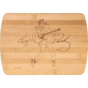 Spoontiques Elvis Cutting Board for Kitchen – Durable Wood Cutting Board with Knife-Friendly Surface, Easy to Clean, Lightweight Food Prep Board for Meat, Vegetables & Fruit(Elvis)