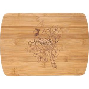 Spoontiques Elvis Cutting Board for Kitchen – Durable Wood Cutting Board with Knife-Friendly Surface, Easy to Clean, Lightweight Food Prep Board for Meat, Vegetables & Fruit(Cardinal)