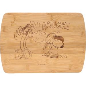 Spoontiques Elvis Cutting Board for Kitchen – Durable Wood Cutting Board with Knife-Friendly Surface, Easy to Clean, Lightweight Food Prep Board for Meat, Vegetables & Fruit(Peanuts Football)