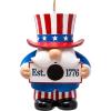 Spoontiques Americana Gnome Birdhouse – Garden Decor – Decorative Bird House for Yard and Garden Decoration – Hanging Novelty Birdhouse for Outdoor Patio