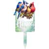 Spoontiques Birds Home Metal Plant Stakes for Home & Garden – Novelty Garden Stakes for Indoor & Outdoor Flowers, Vegetables, Shrubs & More