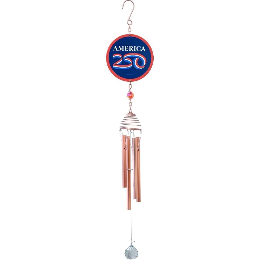 image:imageSpoontiques America 250 Wind Chime  Outdoor Garden Dcor  Decorative Chimes for Yard Garden Backyard and Patio Decoration