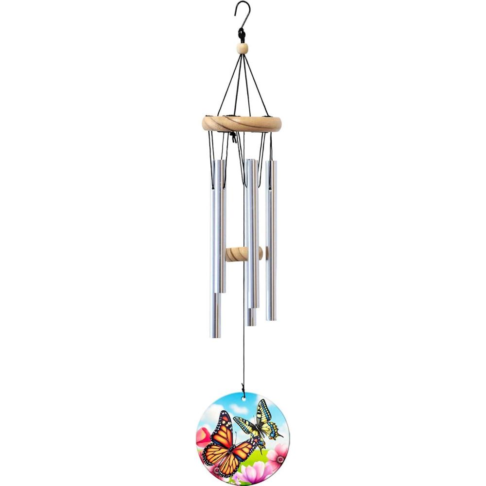 image:imageSpoontiques Butterflies Wind Chime Outdoor Garden Dcor Decorative Chimes for Yard Garden Backyard and Patio Decoration