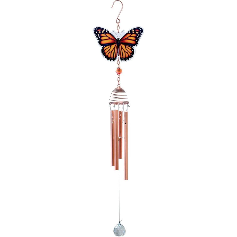 image:imageSpoontiques Butterfly Wind Chime  Outdoor Garden Dcor  Decorative Chimes for Yard Garden Backyard and Patio Decoration