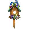 Spoontiques Home Tweet Home Metal Plant Stakes for Home & Garden – Novelty Garden Stakes for Indoor & Outdoor Flowers, Vegetables, Shrubs & More