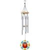 Spoontiques Ladybug Wind Chime – Outdoor Garden Décor – Decorative Chimes for Yard, Garden, Backyard and Patio Decoration