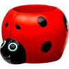 Spoontiques Ladybugs Flower Pot, Home Décor, Tabletop Decoration, Vase Window Décor, Indoor Outdoor Décor