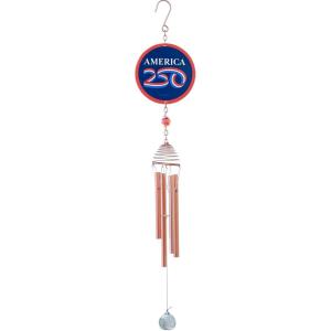 Spoontiques America 250 Wind Chime – Outdoor Garden Décor – Decorative Chimes for Yard, Garden, Backyard and Patio Decoration