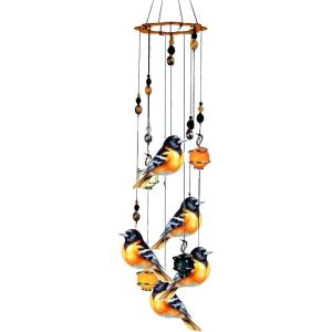 Spoontiques Orioles Wind Chime – Outdoor Garden Décor – Decorative Chimes for Yard, Garden, Backyard and Patio Decoration