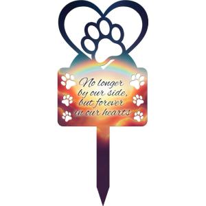 Spoontiques Pet Memorial Metal Plant Stakes for Home & Garden – Novelty Garden Stakes for Indoor & Outdoor Flowers, Vegetables, Shrubs & More