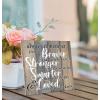 Spoontiques A Ship in The Harbor Desk Sign