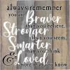 Spoontiques Braver Than You Believe Wood Sign