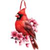 Spoontiques Door Décor Sign – Weatherproof PVC Signs for Indoor or Outdoor Use - Includes Decorative Ribbon for Hanging Cardinal Door Sign