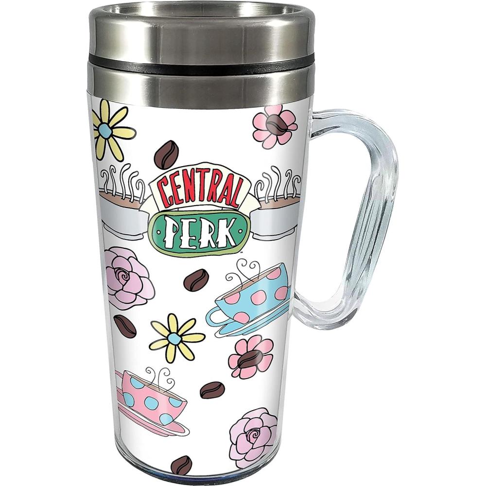image:imageSpoontiques Insulated Travel Mugs Acrylic and Stainless Steel Drink Cup Friends Central Perk