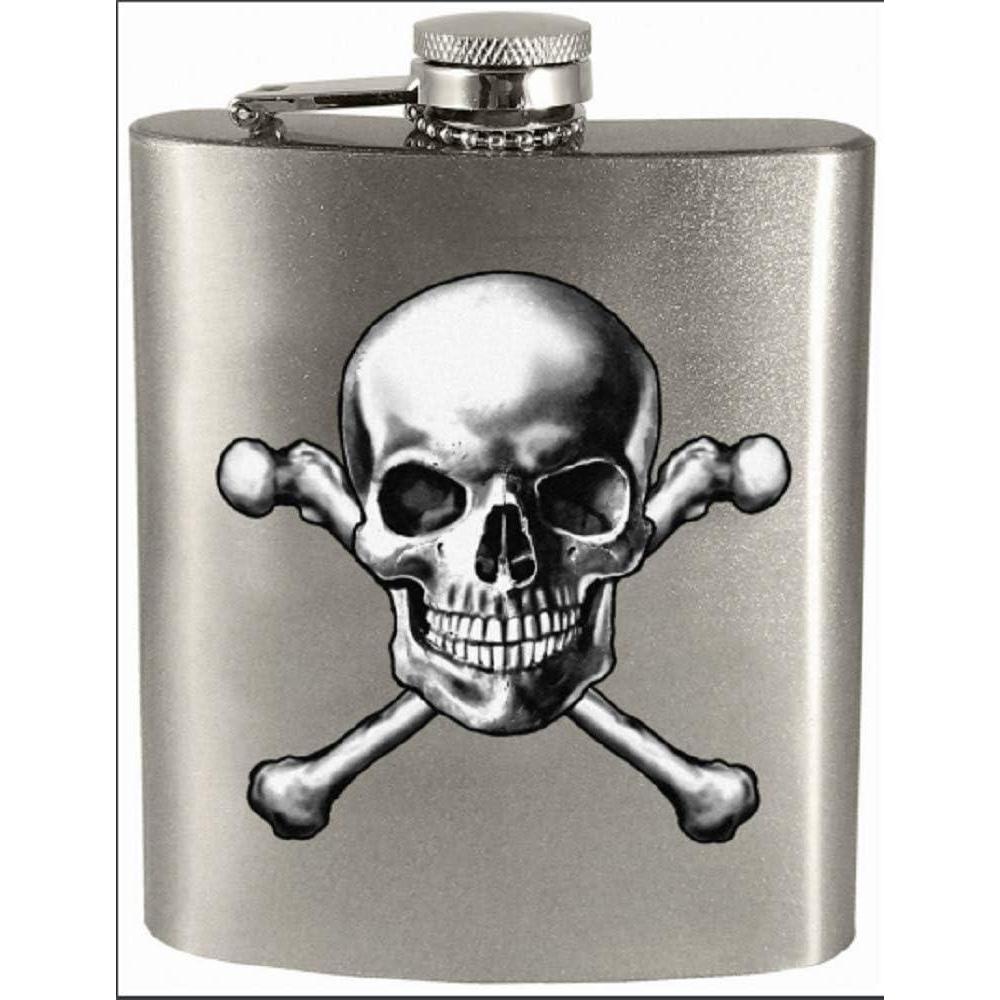 image:imageSpoontiques Hip Flask Skull and CrossbonesSkull and Crossbones