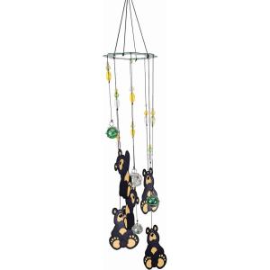 Spoontiques 11952 Wind Chime, Black