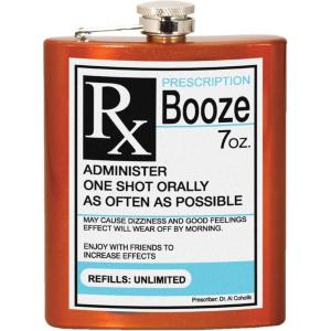Spoontiques 15641 Prescription Flask, Orange