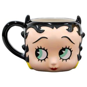 Spoontiques Betty Boop Ceramic Sculpted Mug, 16oz – Microwave Safe, Perfect for Coffee, Tea, All Types of Hot & Cold Beverages