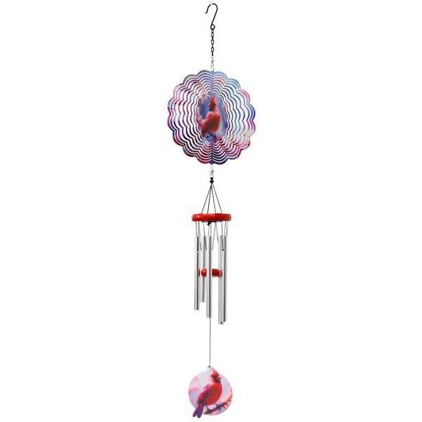 image:imageSpoontiques Cardinal Wind Spinner Chime Outdoor Garden Dcor Decorative Chimes for Yard Garden Backyard and Patio Decoration