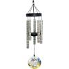 Spoontiques Memorial Small UV Wind Chime – Outdoor Garden Décor – Decorative Chimes for Yard, Garden, Backyard and Patio Decoration