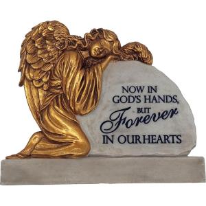 Spoontiques – Garden Décor – Garden Stake – Decorative Stake for Lawn and Yard - 24” High – Durable Weather Resistant Resin Sign for Home Decoration – Angel Garden Stake