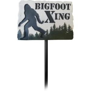 Spoontiques – Garden Décor – Garden Stake – Decorative Stake for Lawn and Yard - 24” High – Durable Weather Resistant Resin Sign for Home Decoration – Big Foot Garden Stake