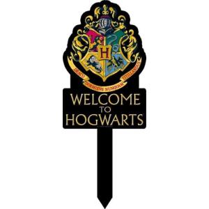 Spoontiques – Yard Signs – Welcome to Hogwarts Garden Sign – Garden Décor – Decorative Harry Potter Sign for Lawn and Yard – Multicolored