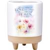 Spoontiques Because Someone We Love is in Heaven Planter – Hand Painted Ceramic Plant Pot for Indoor and Outdoor Use – Home and Garden Décor
