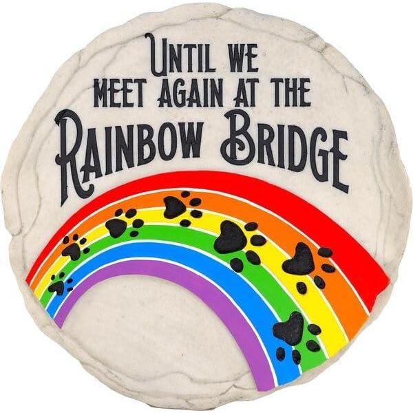 image:imageSpoontiques Decorative Stepping Stone Outdoor Garden Decoration Rainbow Bridge