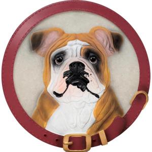 Spoontiques – Garden Décor – Bulldog Stepping Stone – Decorative Stone for Garden