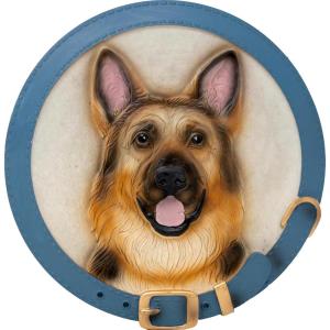 Spoontiques – Garden Décor – German Shepherd Stepping Stone – Decorative Stone for Garden