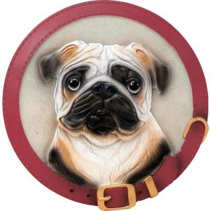 Spoontiques – Garden Décor – Pug Stepping Stone – Decorative Stone for Garden
