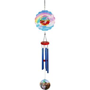 Spoontiques Wizard of Oz Spinner Wind Chimes – Outdoor Garden Décor – Decorative Chimes for Yard, Garden, Backyard and Patio Decoration
